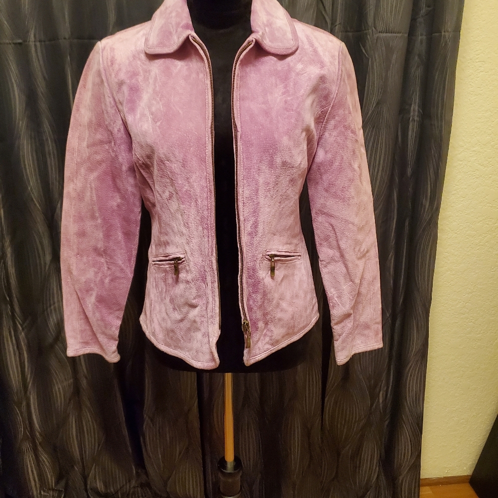 Lavender Suede Jacket - image 4